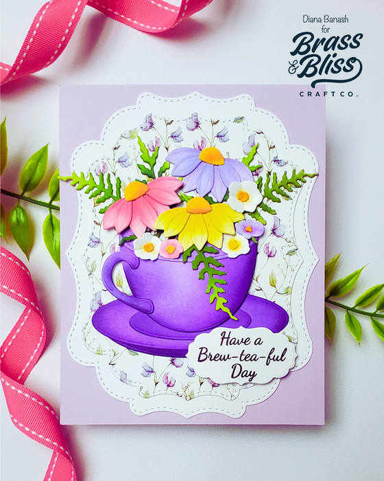 5808-03D Build a Bloom Hollyhock Die