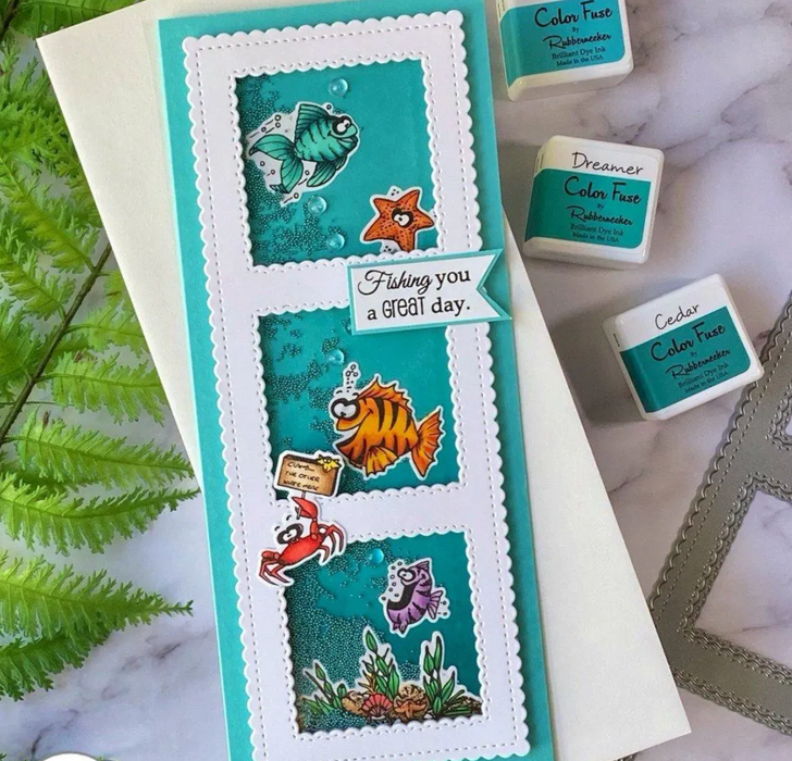 3109 Under The Sea #1 - 4x6 Stamp Set