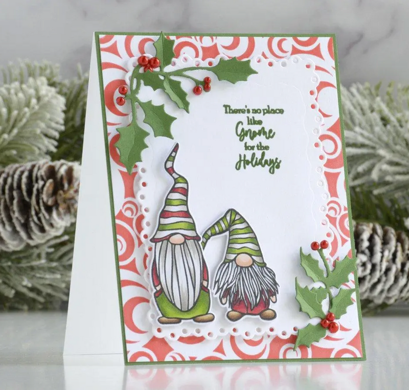 3323 Garden Gnomes - 6x8 Stamp Set