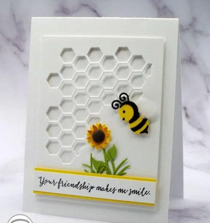 RN 3327 Kittie Says Friends - 4x6 Stamp Set