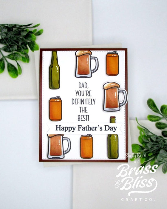 36048 Wish You Were Beer - 4x8 Stamp Set