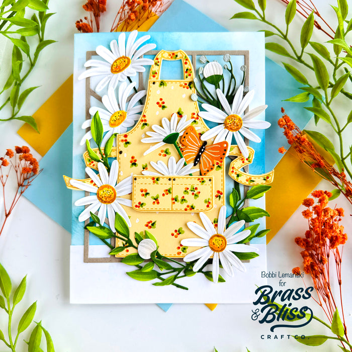 38027 Spring Apron - 5x6 Stamp Set