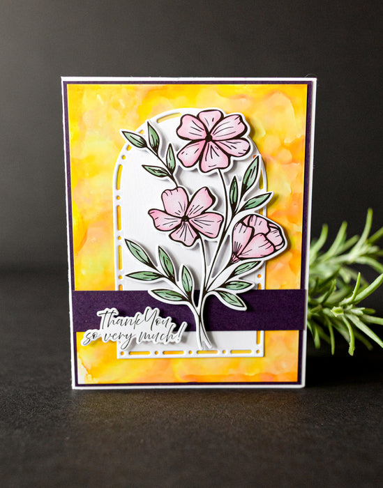 38009 Thankful for you - 4x6 Clear Stamp Set