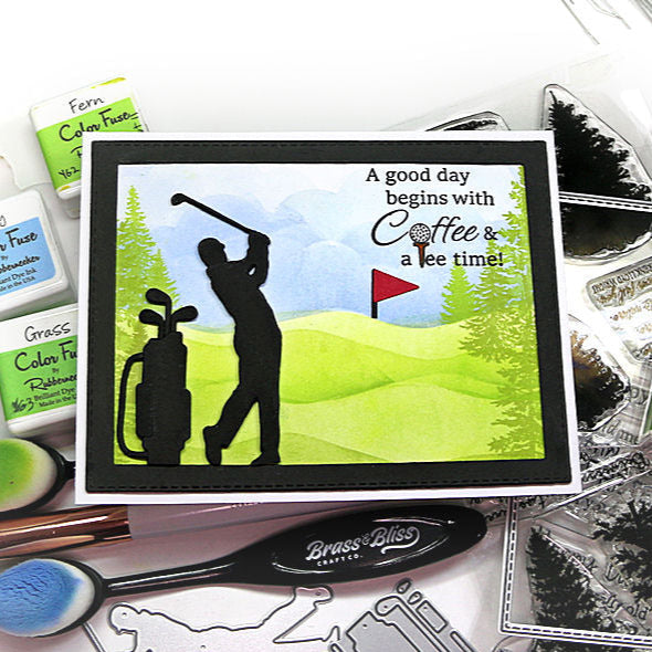 5815-01D Silhouette Golfers Die