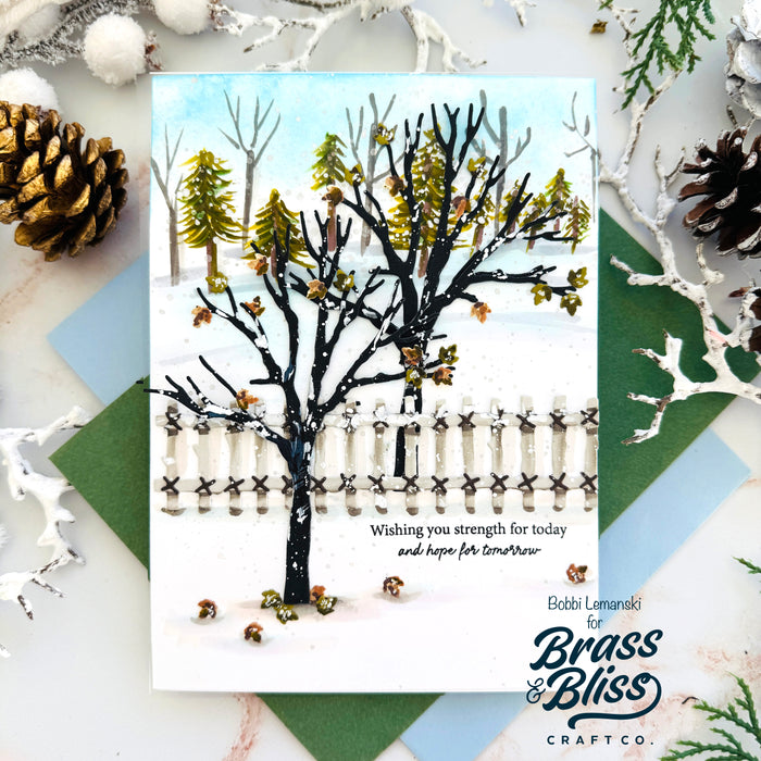 5849-02D Small Fall Leaves Die