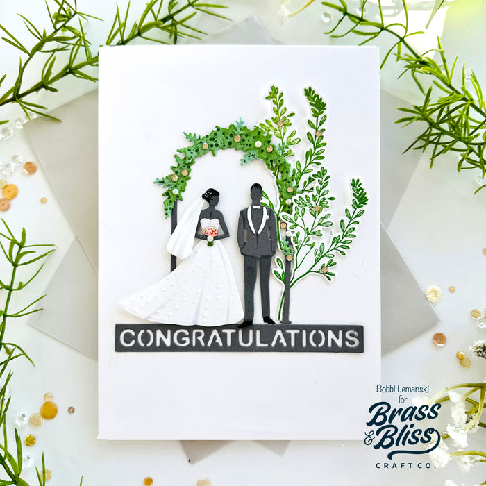 5905-02D Floral Arch Die