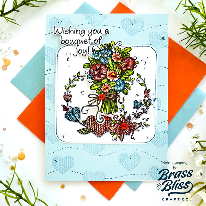 38007 Loops of Love - 4x8 Clear Stamp Set