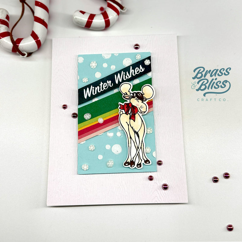 RN 36038 Tangled Moose - 4x8 Stamp Set