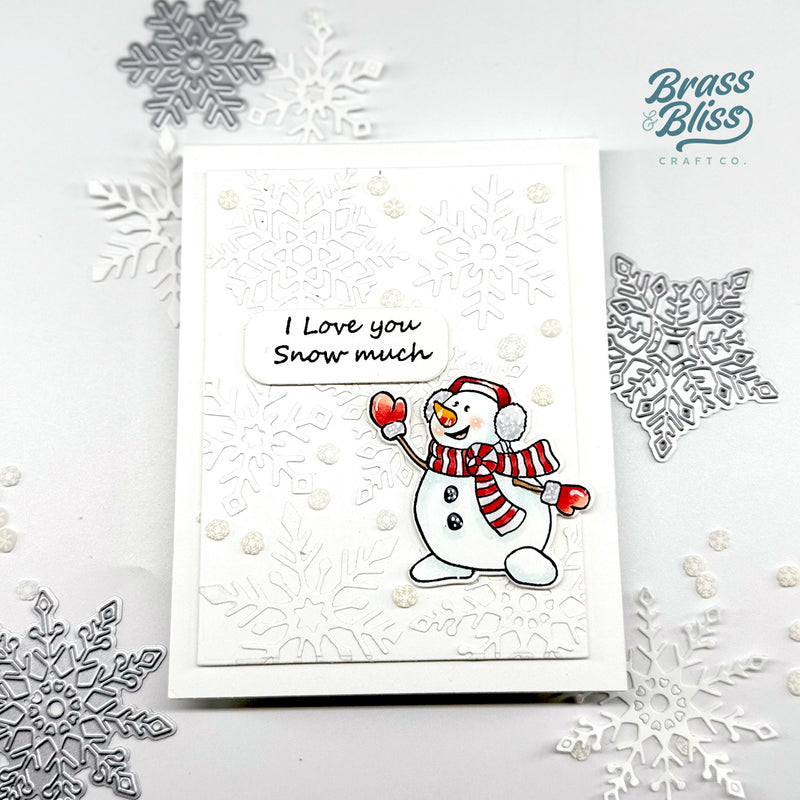 36039 Snowman Cheer - 4x8 Stamp Set