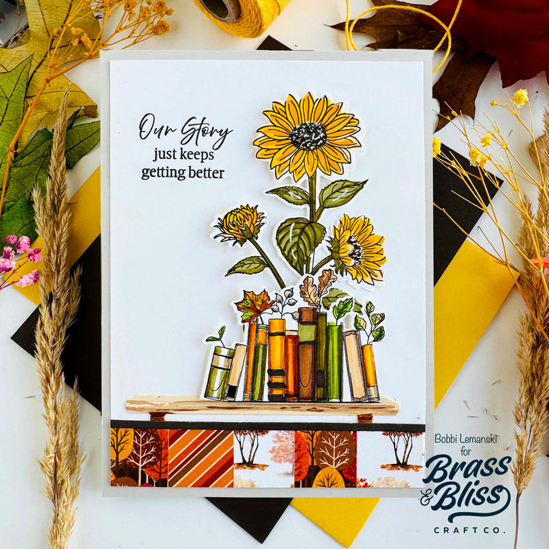 37034 Sunflower Serenade - 4x6 Stamp Set