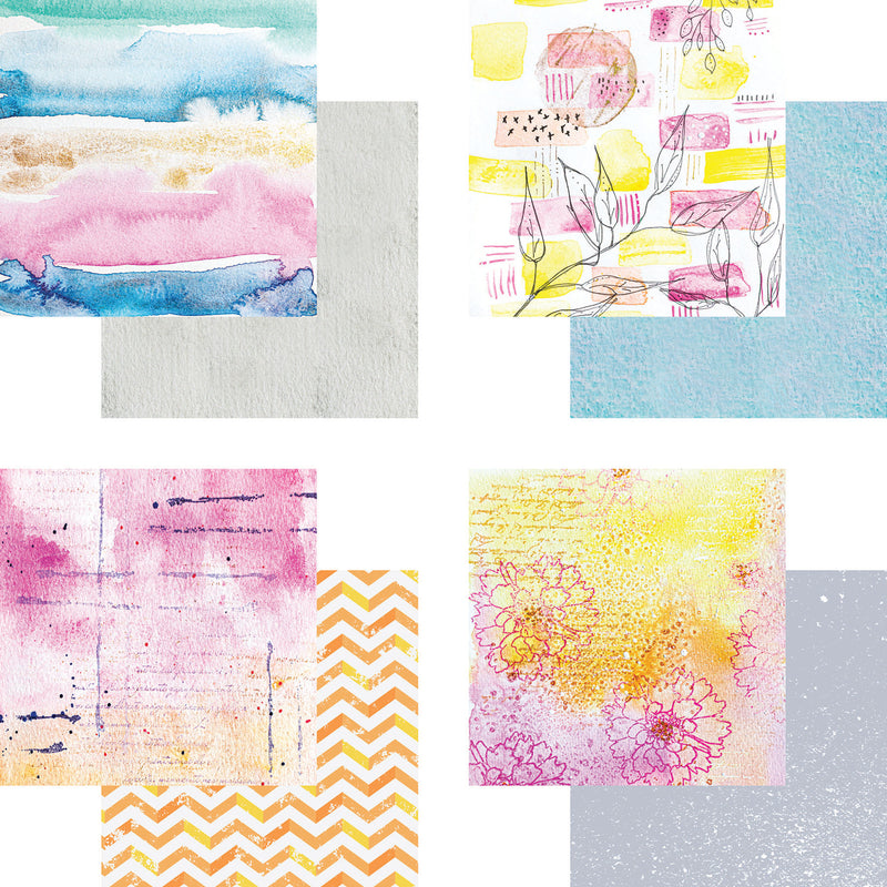 2019 Watercolor Beauty- 6x6 Paper Pad by Melinda Stearns